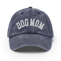 Dog Mom Vintage Denim Hat